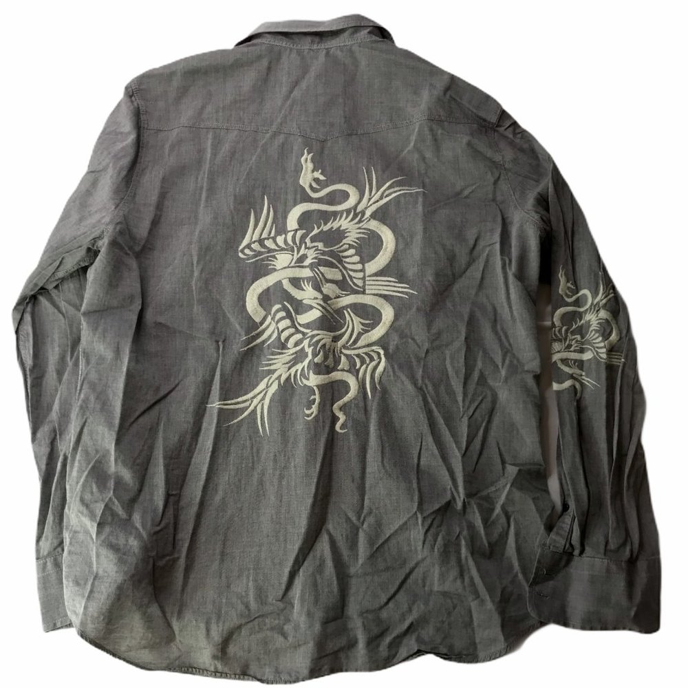 Express Design Studio Men's Button Down Shirt Xl - image 1